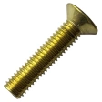 Винт потай 8х35 мм DIN 965, полная резьба, латунный