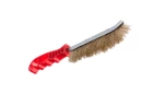 Щетка металлическая (латунир.проволока/пластик.ручка)