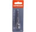 Переходник для бит 70 мм 1/4"х1/2" Кратон