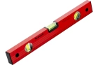 Уровень алюминиевый красный линейка 3 глазка 400 мм Matrix
