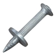 Гвоздь-дюбель 3,7х30 мм, оцинкованный