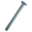 Винт мебельный 8х80 мм с пл.гол. и вн.шестигр. DIN 7420, оцинкованный