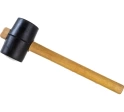 Киянка резиновая, черн.резина, дерев.рук. 450 гр. Ultima