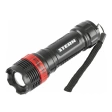 Фонарь бытовой пластиковый корпус 1 Вт LED ремешок зум 3реж. 100%-50%-строб 3хААА Stern