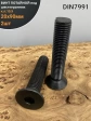 Винт потайной под шестигранник 20х90 DIN7991 к.п.10.9, 2шт