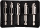 Набор экстракторов для болтов и шпилек усилен.,HSS сталь, Профи 5шт.