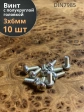 Винт с полукруглой головкой М3х6 ОЦ DIN7985, 10 шт.
