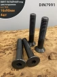 Винт потайной под шестигранник НР М16х90 DIN7991 к.п.10.9, 4шт