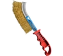 Щетка по металлу с пластмас. ручкой