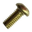 Винт с полукруглой головкой 4,0х10 мм DIN 7985, полная резьба, латунный
