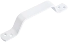 Ручка скоба плоская 85 мм белая