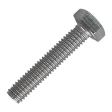 Болт 4х30 мм DIN 933 нержавеющий А2, полная резьба