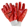 Перчатки Стойкость к загрязнениям Гранат хлоп.полиэст. PSV025P ПВХ-покр., размер 10 (ХL), Fiberon
