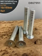 Винт потайной 16х100 под шестигранник ОЦDIN7991 к.п.10.9,4шт