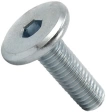 Винт мебельный 6х30 плоский под шестигранник DIN7420,20 шт