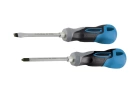 Набор отверток с трехкомпонентными рукоятками PH+SL S2 2 шт S2