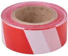 Лента сигнальная 50 мм х 200 м красно-белая