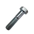 Болт 24х90 мм класс прочности 8.8 DIN 931 неполная резьба, оцинкованный