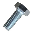 Болт М12х1,25х25 мм, класс прочности 10.9 DIN 961, полная резьба, оцинкованный