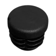 Заглушка для труб круглая d-32 мм, черная