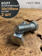 Болт высокопрочный М30х100 ОЦ к.п.8.8 Гост 7805 (2 шт.)