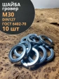 Шайба гровер пружинная оцинкованная М30 DIN127, 10 шт.