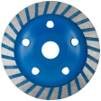 Диск шлифовальный алмазный, посадочн.д.22,2 мм, Турбо узкие сегменты 125мм