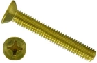 Винт 10х45 латунный потайной DIN965,10 шт
