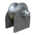 Ролик d65 мм Р3611 на пластинах под трубу 3/4 d25 мм, металл