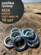 Шайба гровер пружинная оцинкованная М24 DIN127, 10 шт.
