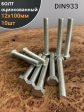 Болт оцинкованный М12х100 DIN933 10 шт.