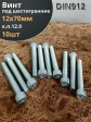 Винт под шестигранник 12х70 мм ОЦ к.п.12.9 DIN912,  10 шт.