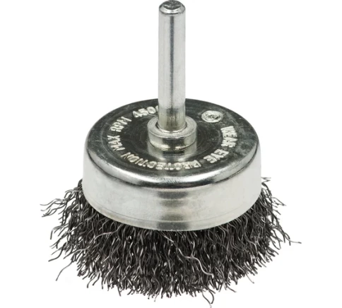 Щетка для дрелей №103 "чашка" гофрированная хв6мм 63мм RPM4500 S0,3 Профоснастка Мастер фото 1