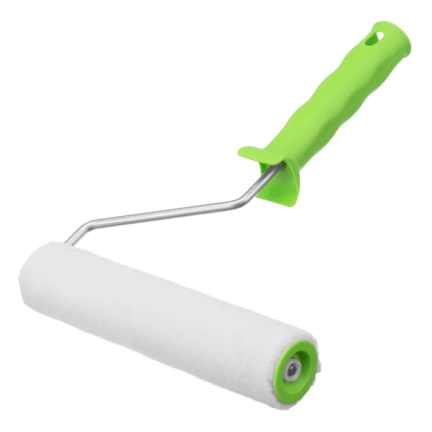 Валик велюровый, d 36 мм, ручка 6мм, ворс 5мм 200мм Сибртех фото 1