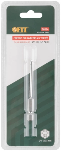 Сверло по кафелю шестигранный U-хвостовик под биту, фото 25