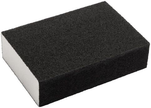 Губка шлифовальная, алюминий-оксидная, 100 х 70 х 25 мм, Р 120 фото 1