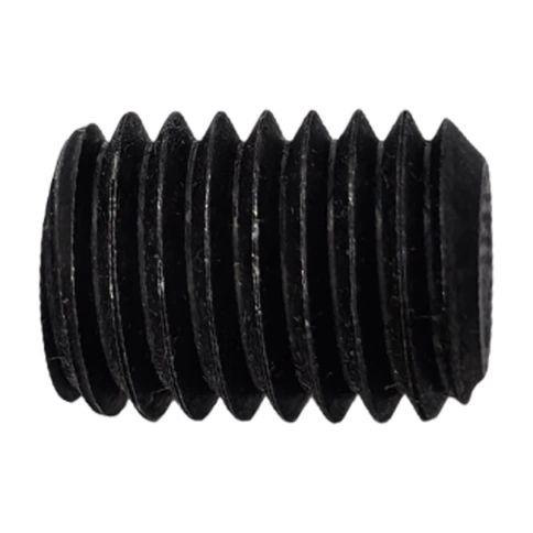 Винт установочный 16х16 мм, класс прочности 10.9 DIN 913 тупой конец, черный фото 1