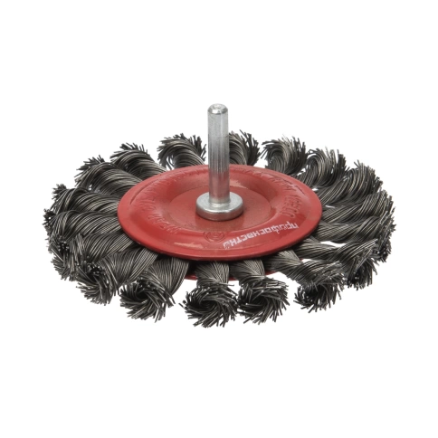 Щетка для УШМ №515 "чашка" жгутовая 75мм М14х2RPM12500 SS(нерж)0,5 Профоснастка Эксперт фото 2