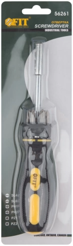 Отвертка 6, CrV бит, прорезин.ручка фото 3