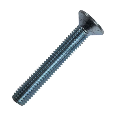 Винт потай 8х100 мм DIN 7991 класс прочности 8.8, полная резьба, оцинкованный фото 1