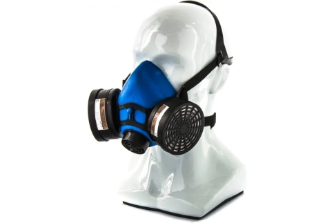 Полумаска изолирующая ИСТОК-300/400 со сменными комбинир. фильтрами А1Р1 фото 1