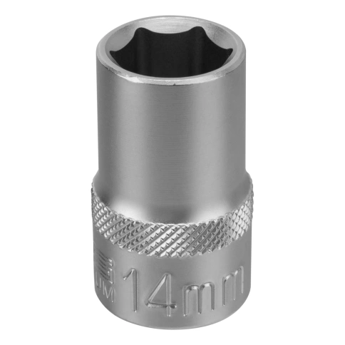 Головка торцевая 6-гранная 14 мм CrV под квадрат 1/2 Stels фото 1