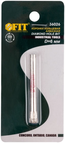 Коронка по кафелю и стеклу, алмазная кольцев фото 10