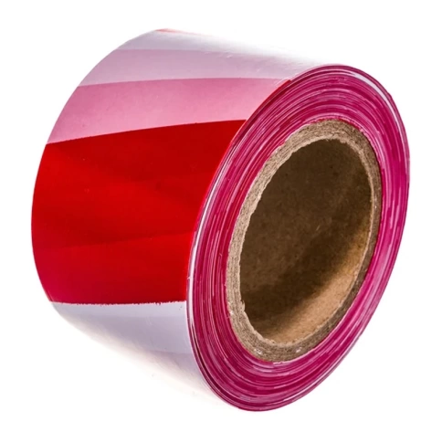 Лента сигнальная 75 мм х 200 м Сибртех фото 2