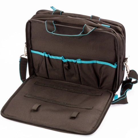 Сумка для инструмента Meister 400х170х300мм 31 карман, наплеч.рем.,отсек д/ноутб. Gross фото 2