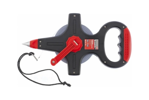 Рулетка геодезическая, откр.корп., мет.лента 50м х 12,5мм Matrix фото 1