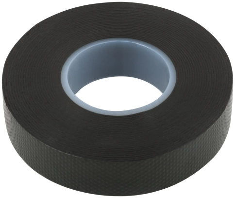 Изолента самовулканизирующаяся 19 мм х 0,8 мм х 5 м Профи, черная, 10000В, бутилкаучук фото 1