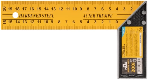 Угольник столярный, двусторонняя шкала, фото 5