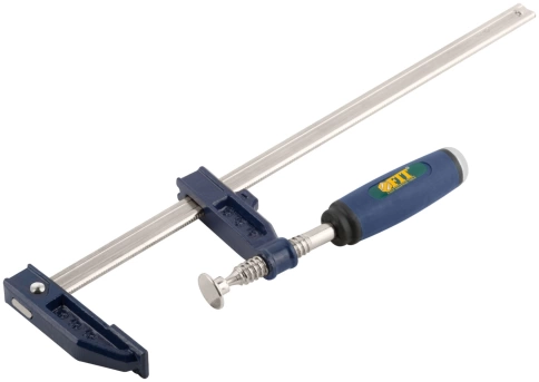 Струбцина тип F усиленная, мягкая ручка 50х300 мм фото 2