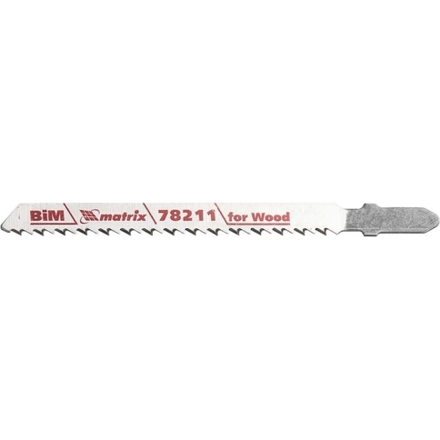 Полотна для эл.лобзика по дереву, 75х2,5 мм T101BF Bimetal 3шт Matrix фото 2